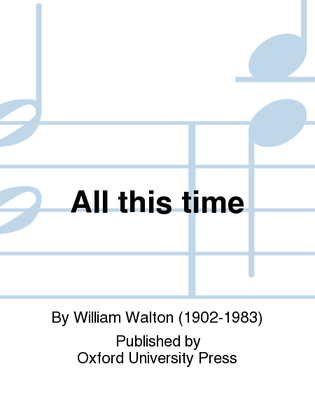 Book cover for All this time