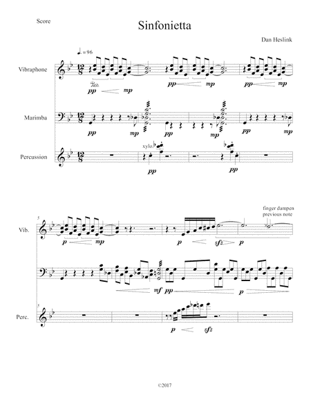 Sinfonietta for Percussion Trio image number null