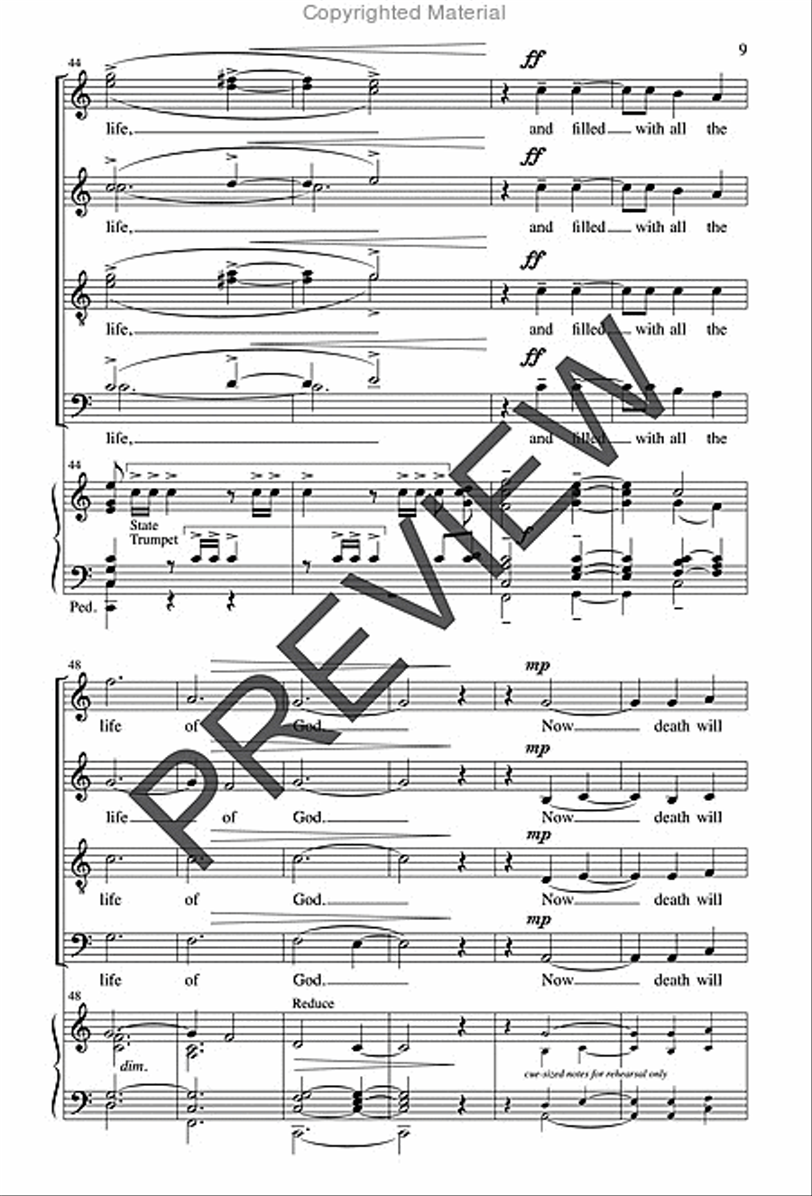A Call to New Life Choir scores gallery preview page 9