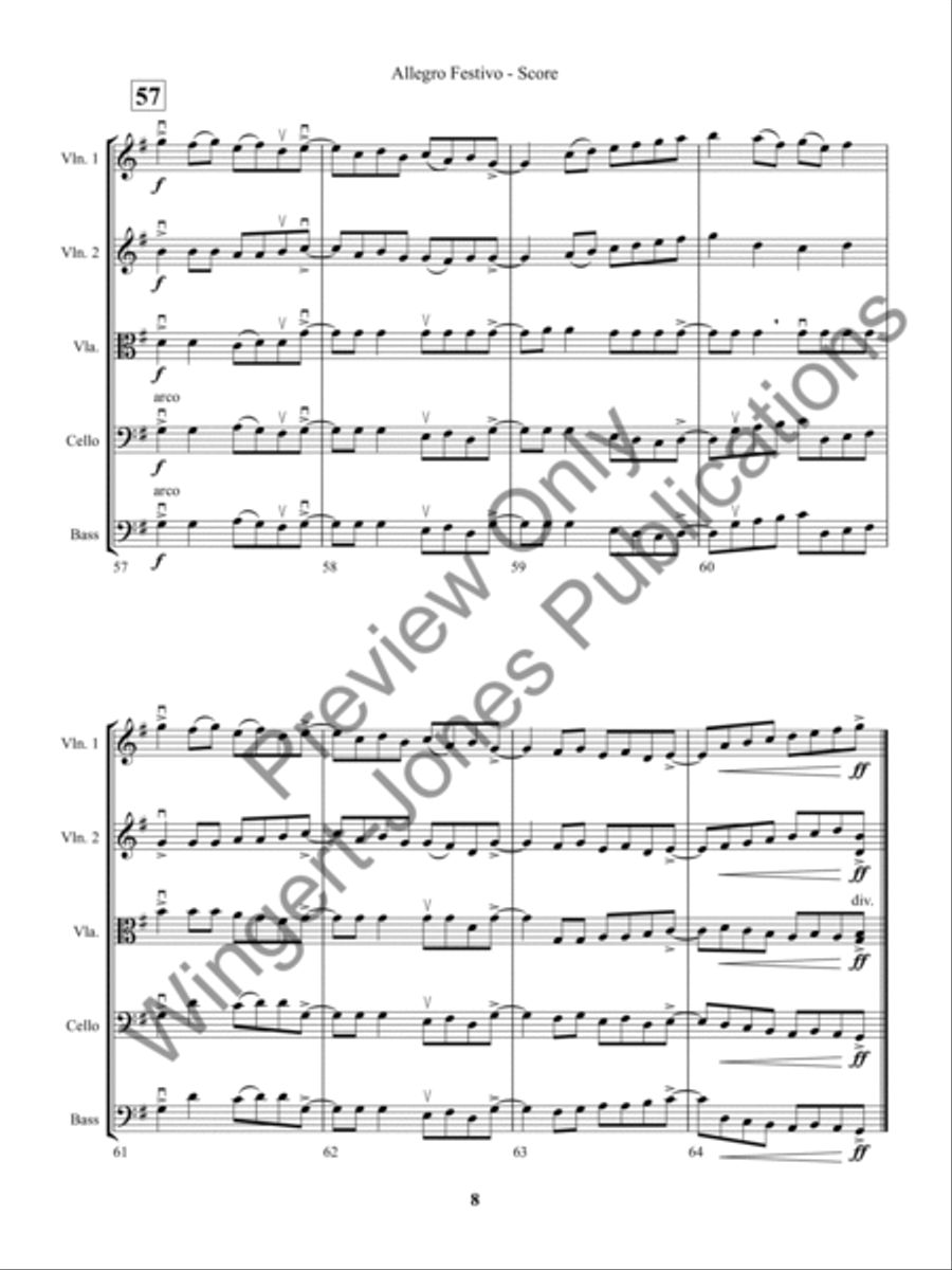 Avalon Rising String Orchestra scores gallery preview page 11