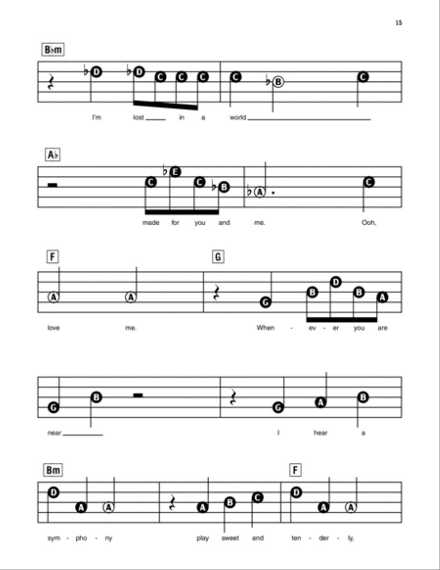I Hear A Symphony I Hear A Symphony Electronic Keyboard scores gallery preview page 3