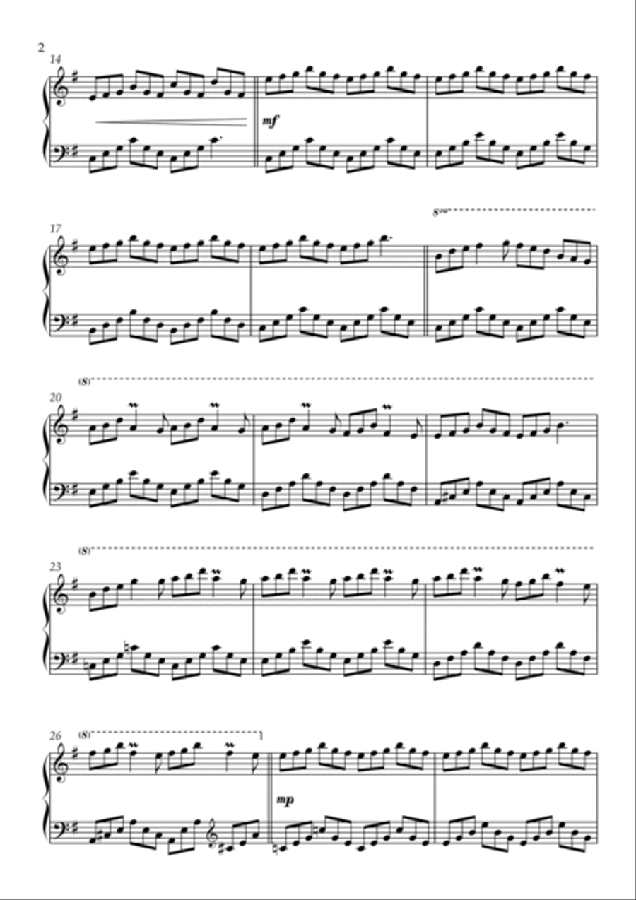 Solas Piano Solo scores gallery preview page 2