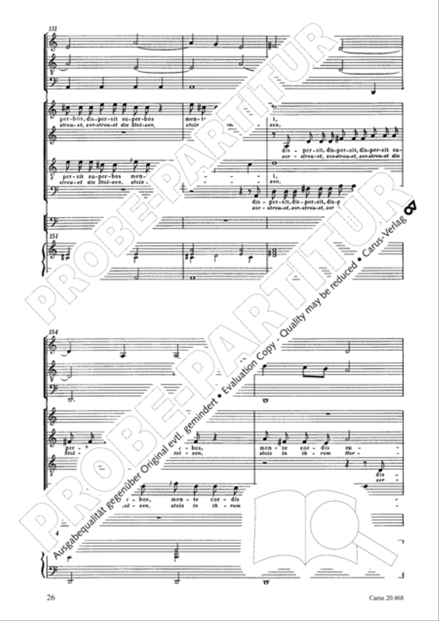 Uppsala-Magnificat 4-Part scores gallery preview page 27