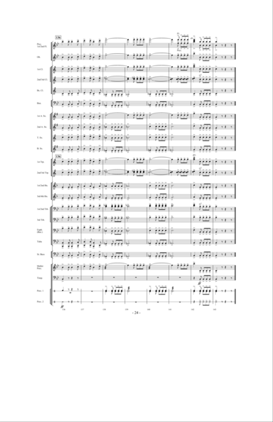 Celebration Folklorique Celebration Folklorique Concert Band scores gallery preview page 23