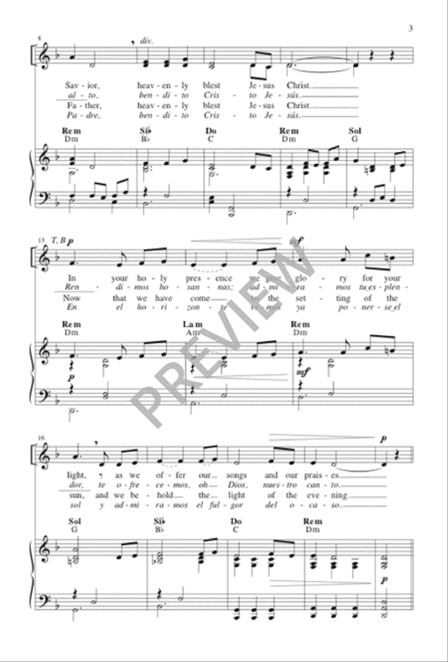Alegre Luz 4-Part scores gallery preview page 3