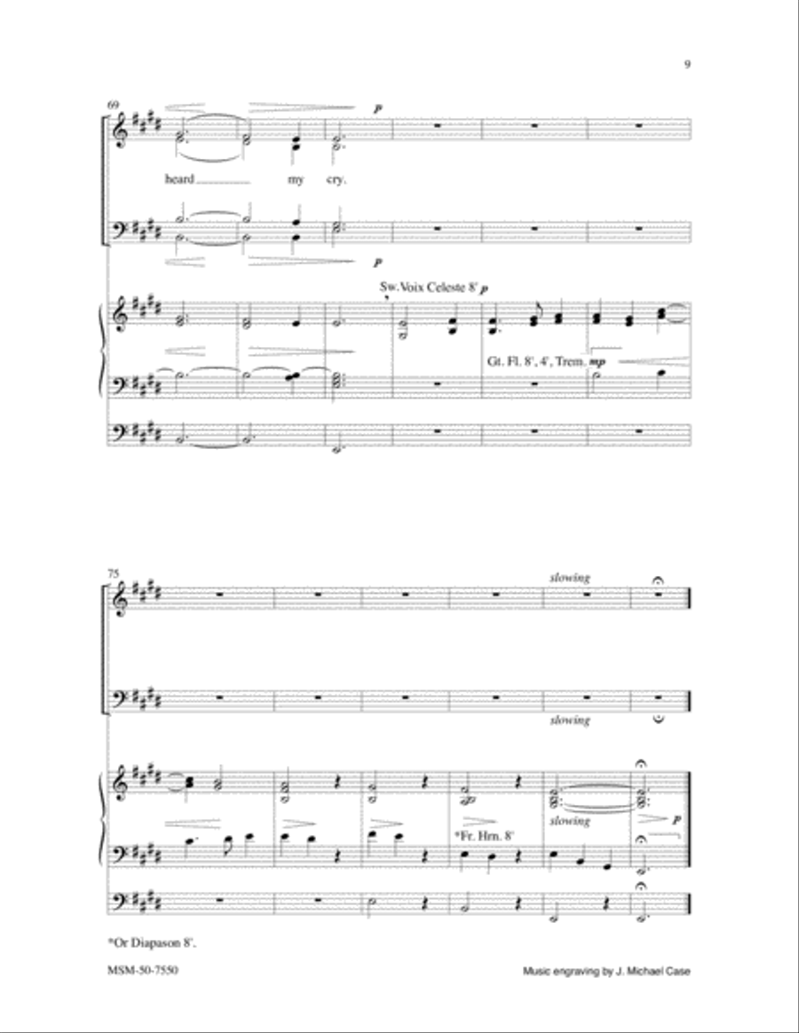 Patiently Have I Waited 4-Part scores gallery preview page 6