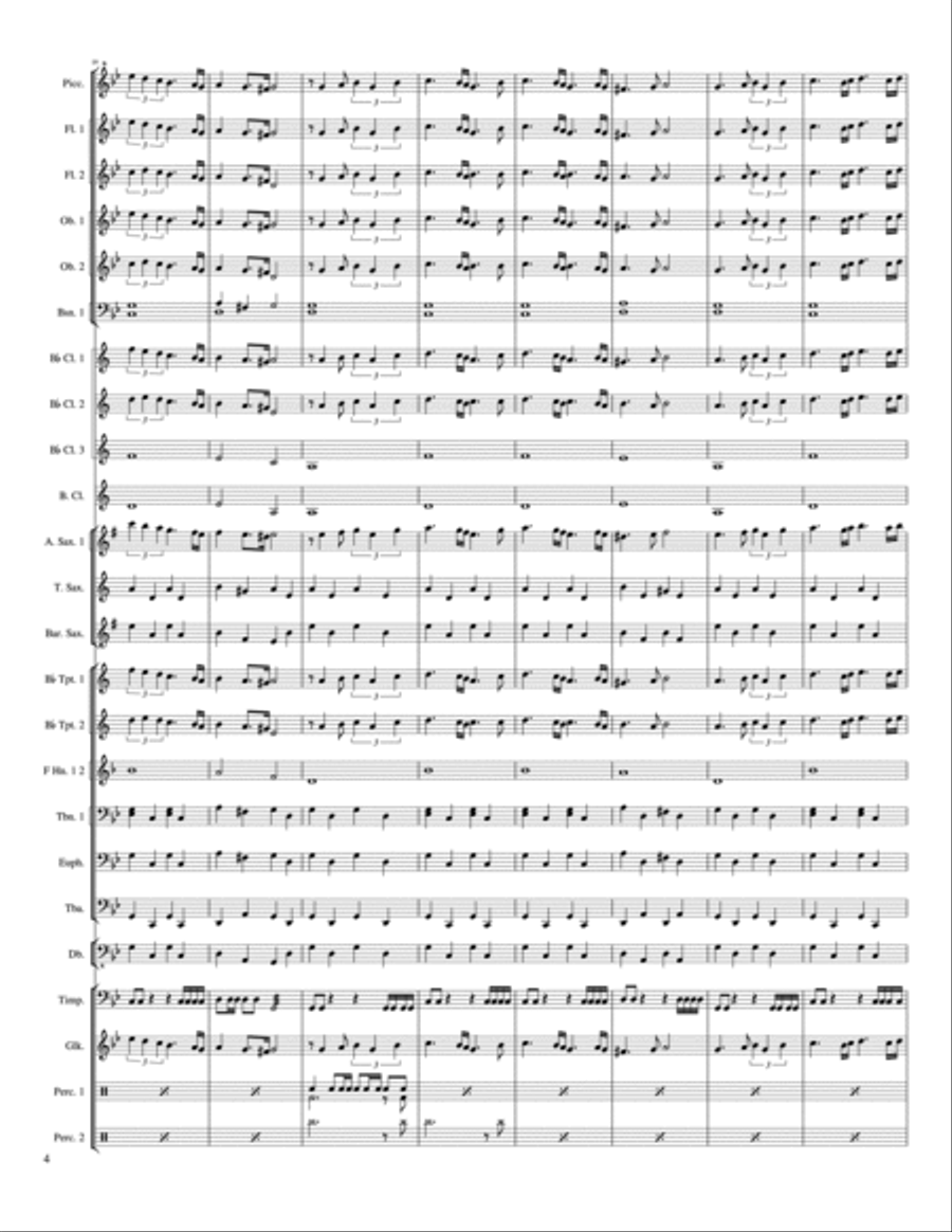 March March Concert Band scores gallery preview page 4