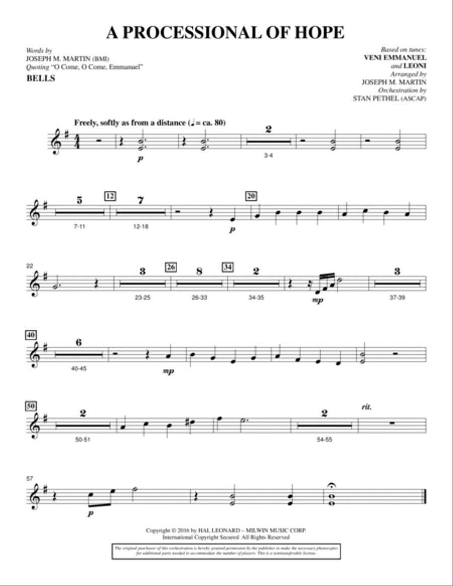 Invitation To A Miracle (a Cantata For Christmas) - Bells Choir scores gallery preview page 4