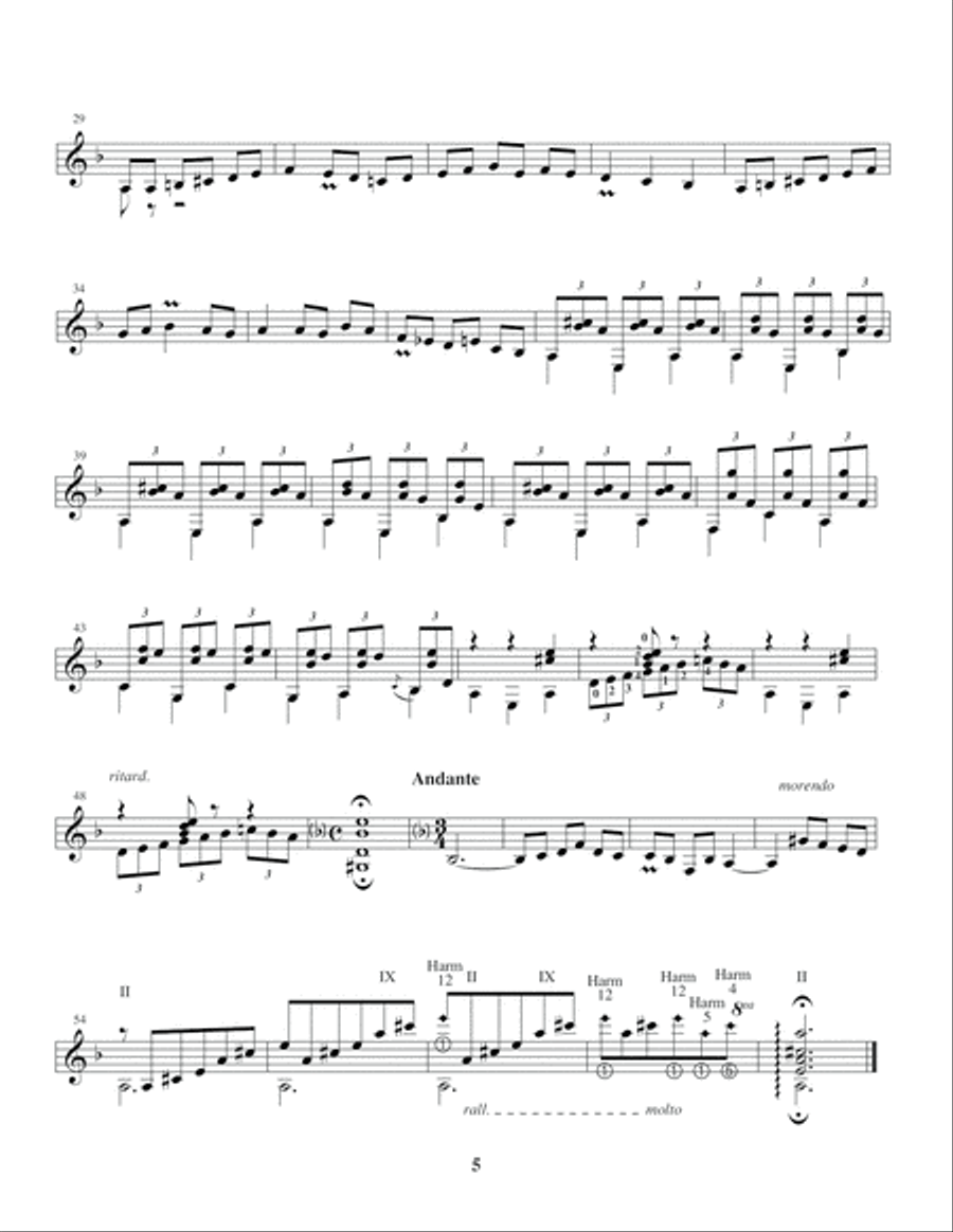 Espana: Opus 165 by Albeniz Acoustic Guitar scores gallery preview page 6