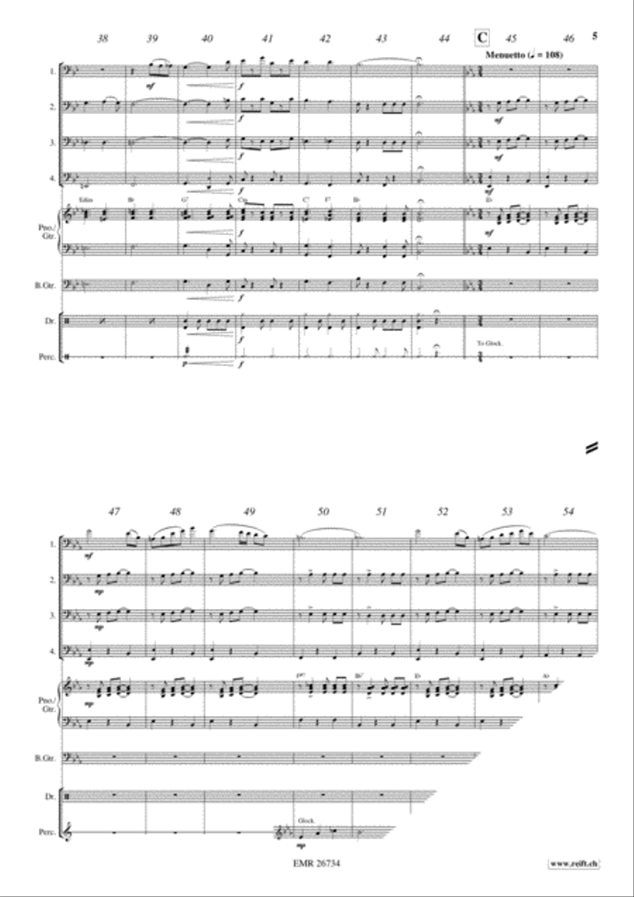 Free Time Trombone Quartet scores gallery preview page 5