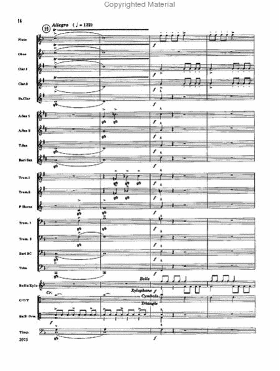 Academic Pageant Academic Pageant Concert Band scores gallery preview page 14