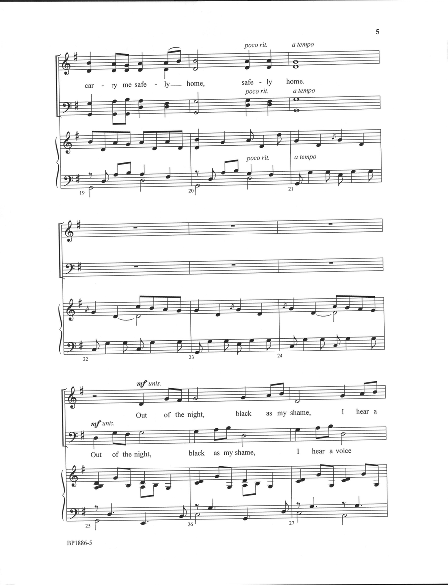Carried By Love 4-Part scores gallery preview page 5