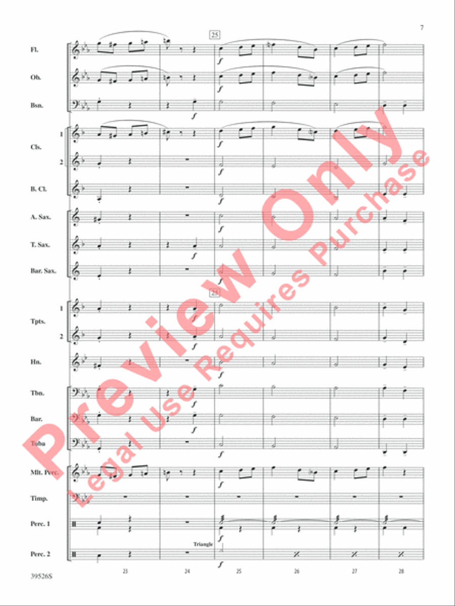 Korobushka Korobushka Concert Band scores gallery preview page 7