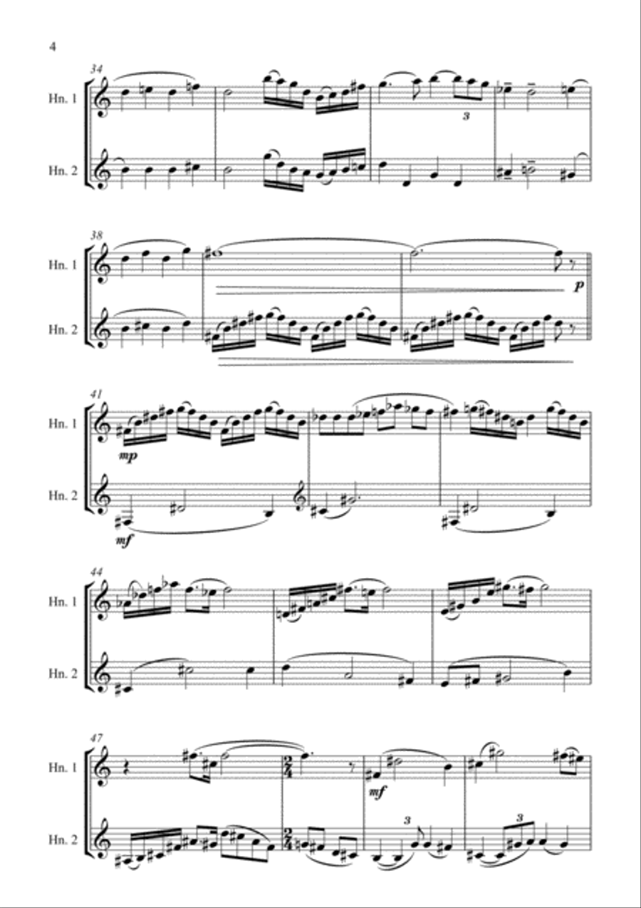 Star Trek(r) II - The Wrath Of Khan Brass Duet scores gallery preview page 4