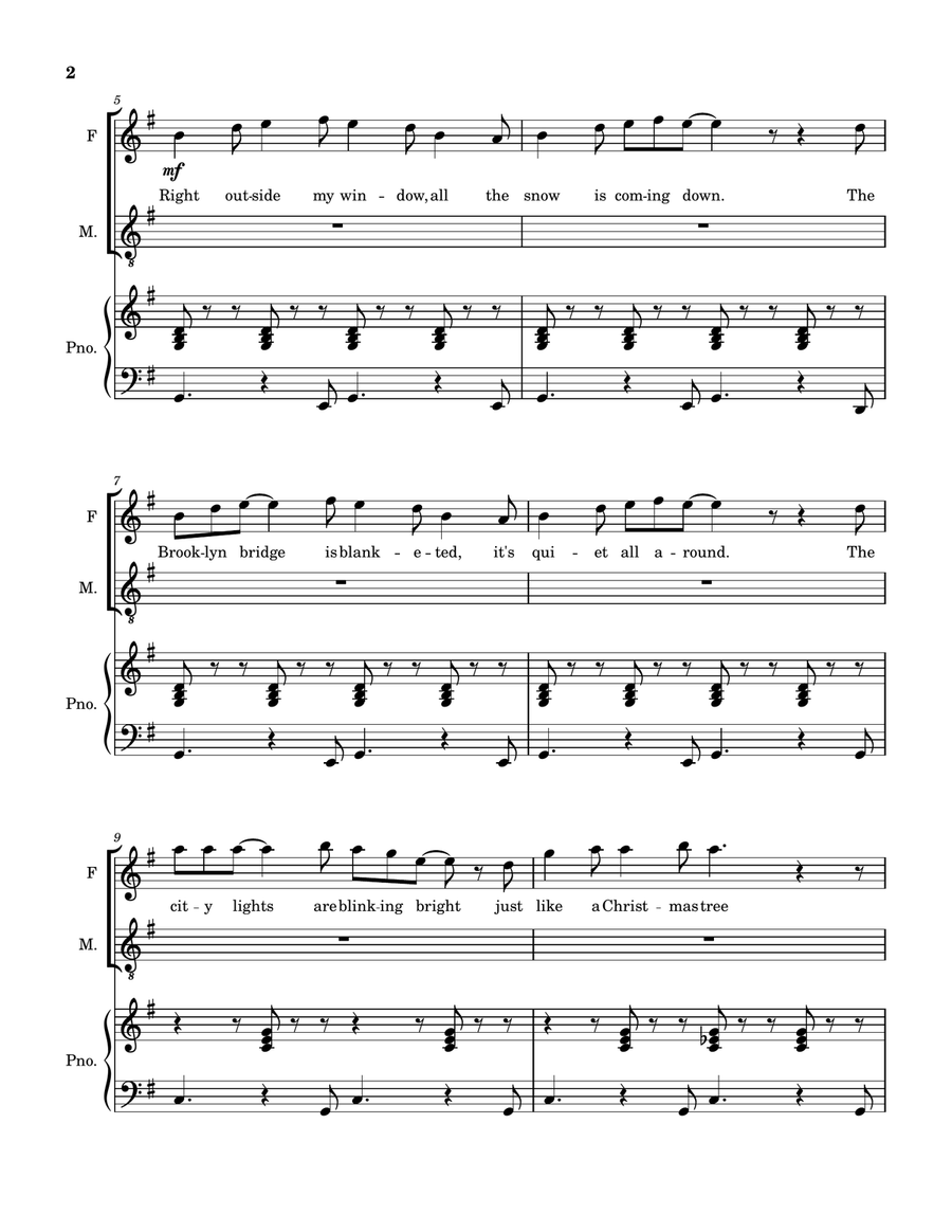 Christmas Valentine 2-Part scores gallery preview page 3