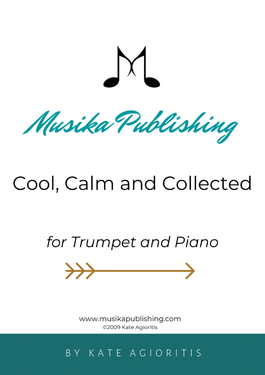 Cool, Calm and Collected - for Trumpet and Piano Trumpet Solo scores gallery preview page 1