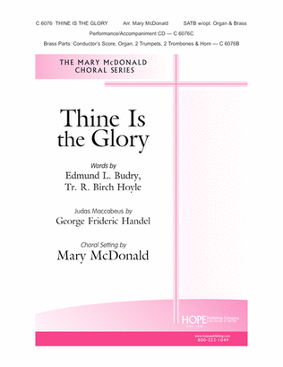 Book cover for Thine Is the Glory-SATB-Digital Download