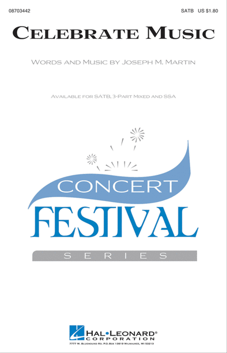 Celebrate Music Celebrate Music 4-Part scores gallery preview page 1