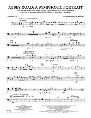 Book cover for Abbey Road - A Symphonic Portrait - Trombone 2