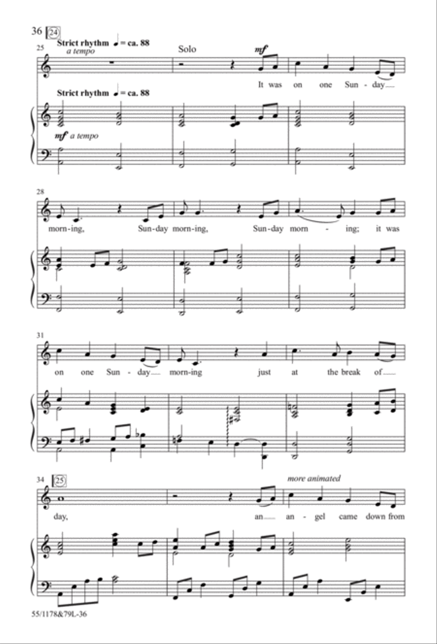 A Living Hope - SATB with Performance CD 4-Part scores gallery preview page 12