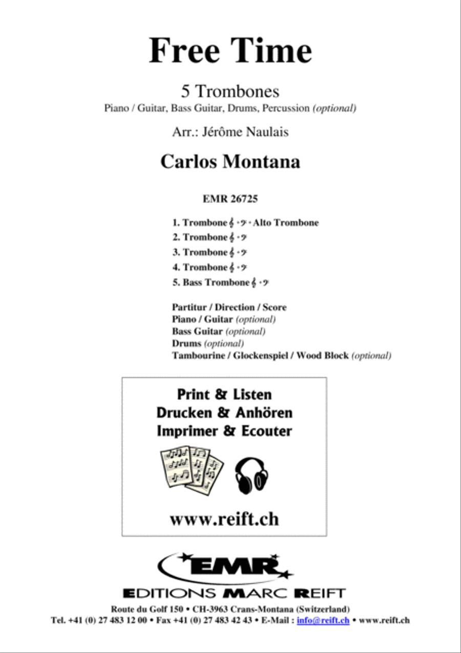 Free Time Trombone scores gallery preview page 2