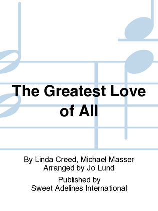 Book cover for The Greatest Love of All