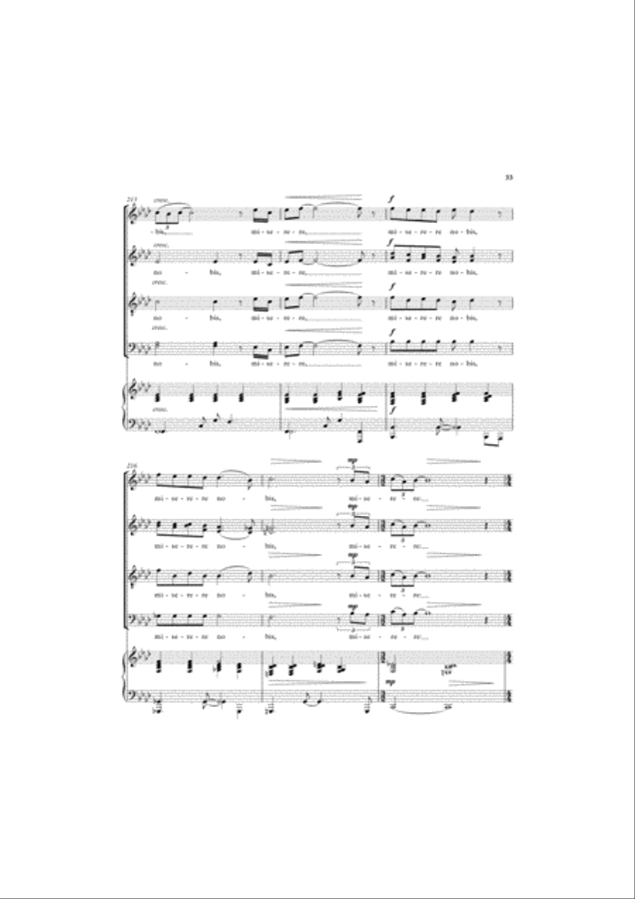 A Little Jazz Mass 4-Part scores gallery preview page 15