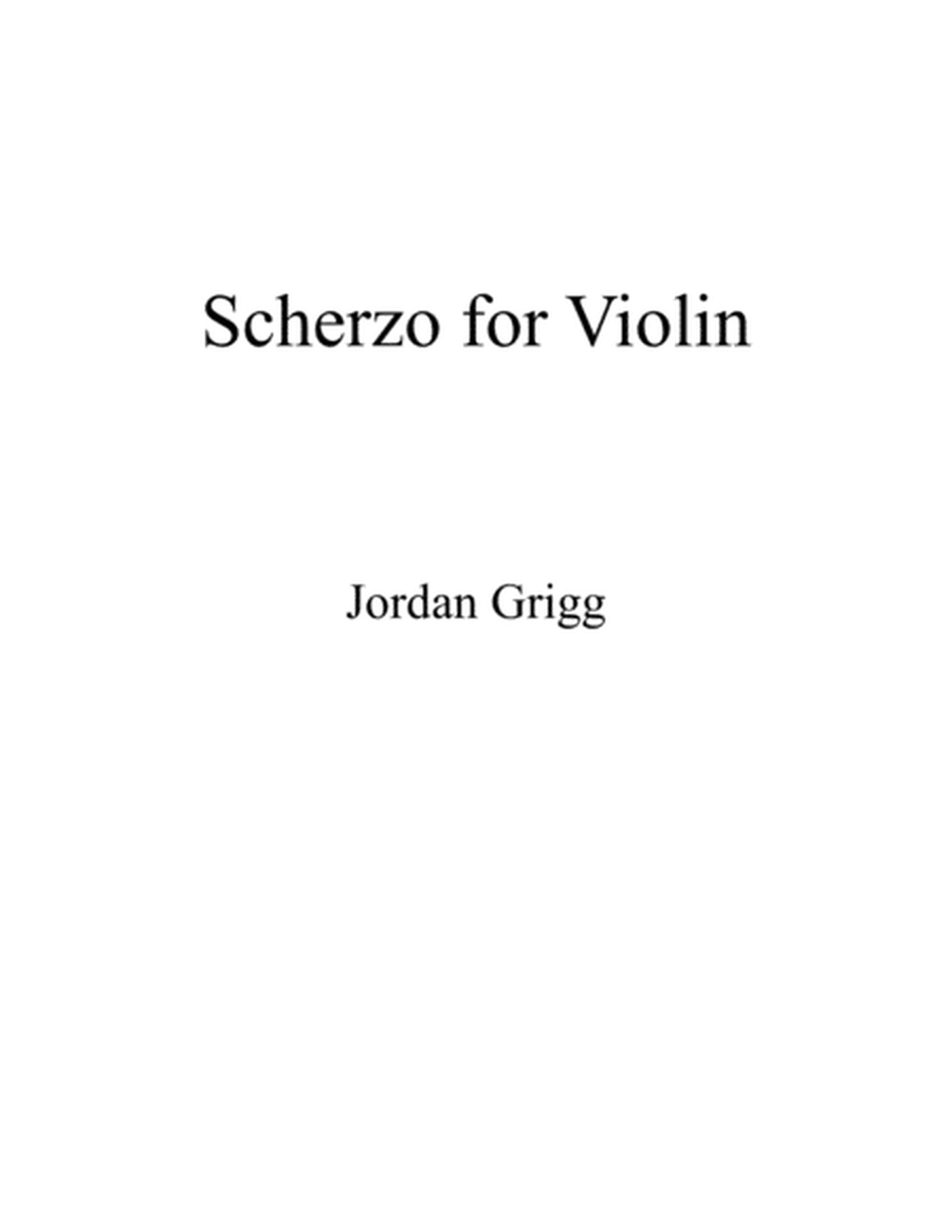 Scherzo for Violin