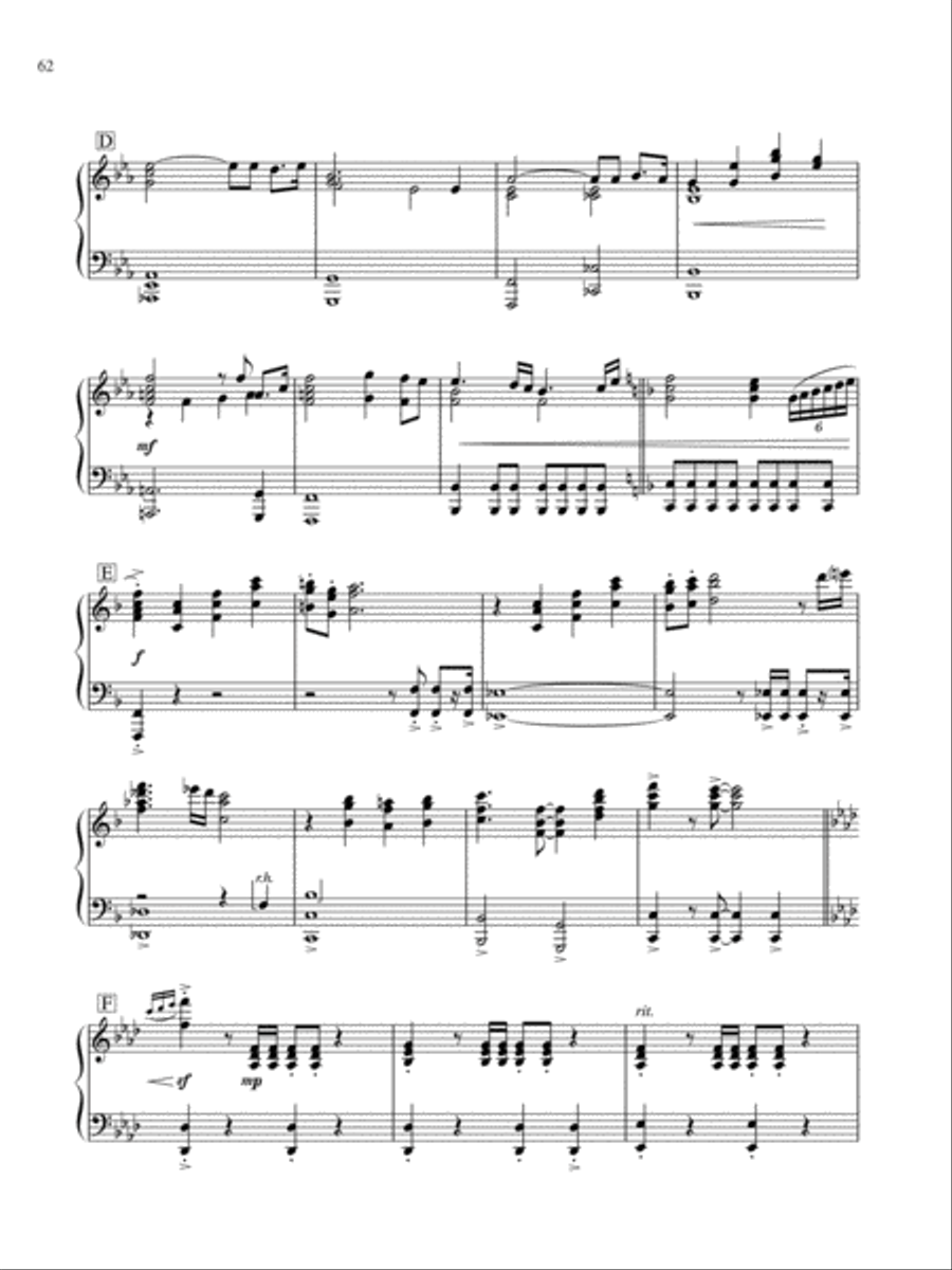 Super Mario Galaxy Ending Staff Credit Roll Piano Solo scores gallery preview page 3