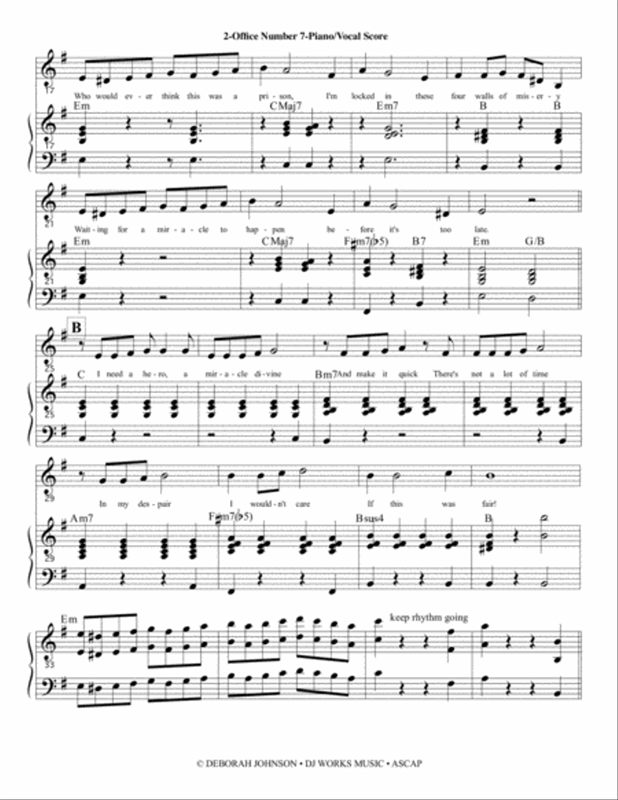 Office #7 - STILTZ the Musical Choir scores gallery preview page 4
