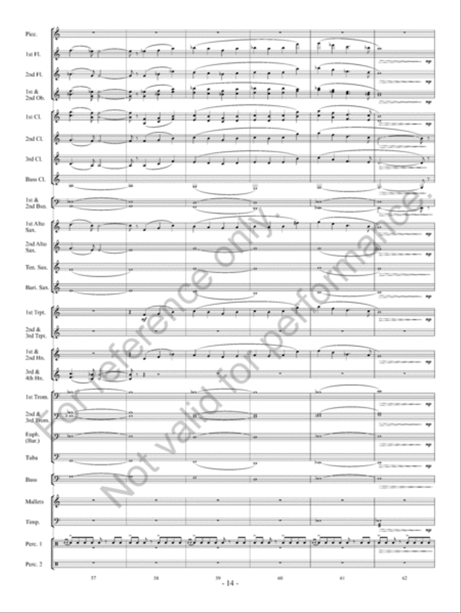 Rise Rise Concert Band scores gallery preview page 15