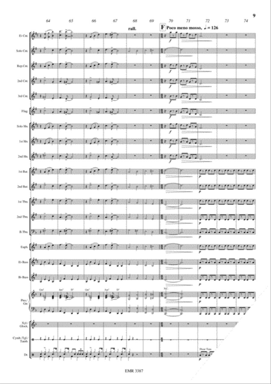 Movie Sequences Brass Band scores gallery preview page 10