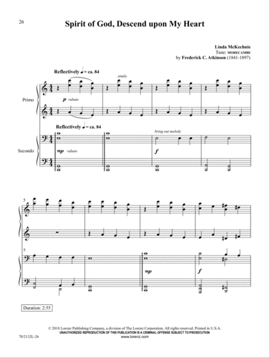 A Year of Praise Piano Duet scores gallery preview page 6