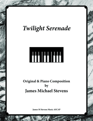 Book cover for Twilight Serenade - Romantic Piano