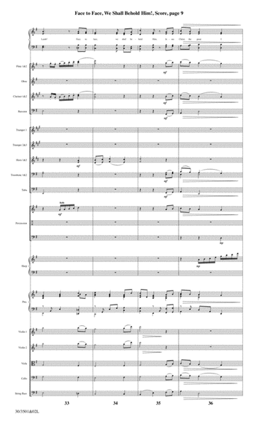 Face to Face, We Shall Behold Him! - Orchestral Score and CD with Printable Parts