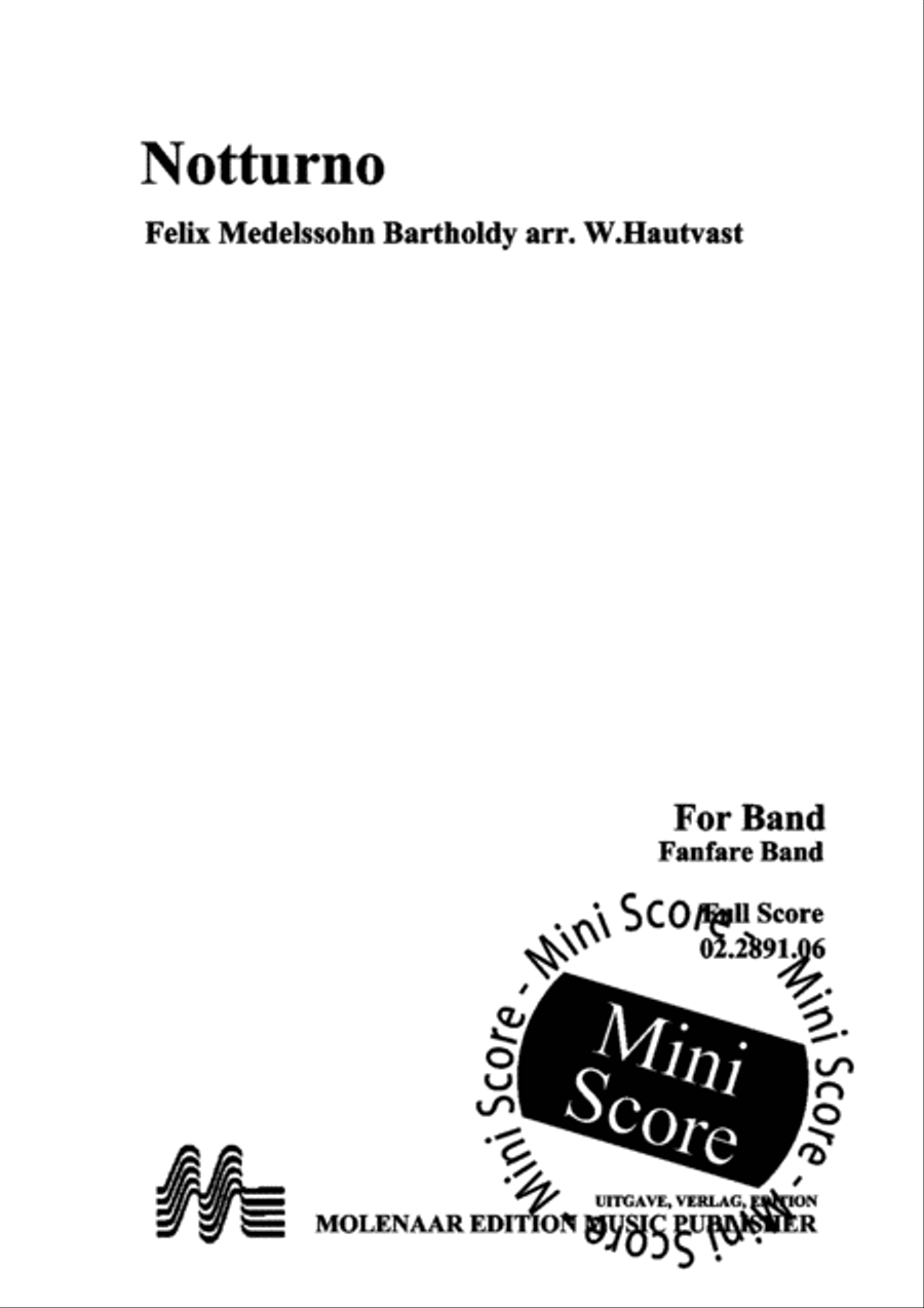 Notturno Fanfare Band scores gallery preview page 3