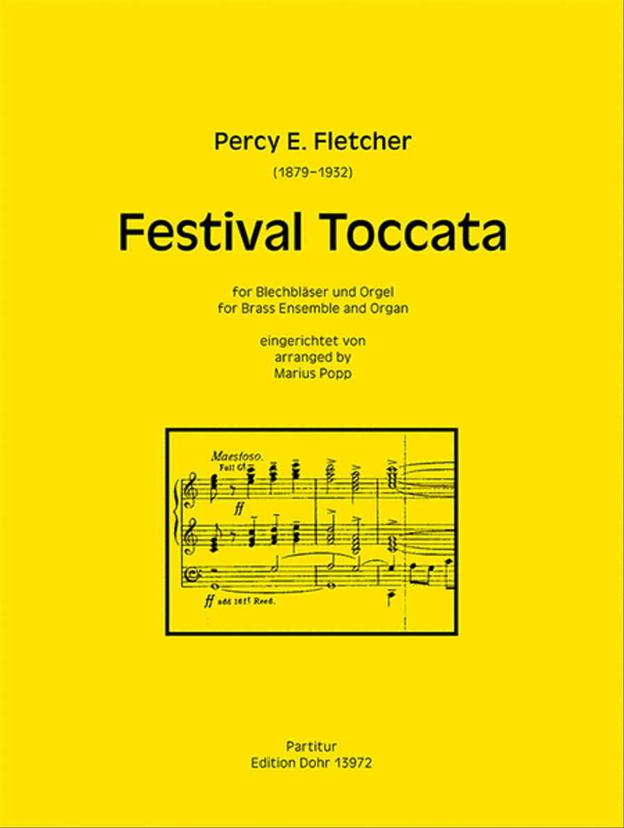 Festival Toccata (für Blechbläser und Orgel) Score scores gallery preview page 1