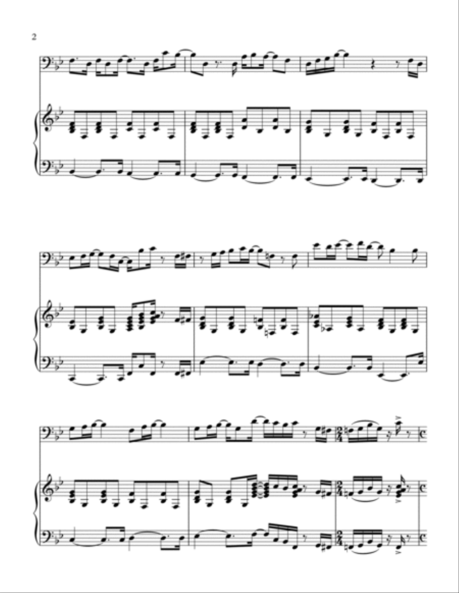 Nothing's Gonna Change My Love For You Piano scores gallery preview page 3