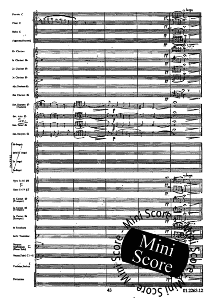 Concerto Grosso Concert Band scores gallery preview page 47