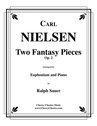 Book cover for Two Fantasy Pieces, Op. 2 for Euphonium & Piano