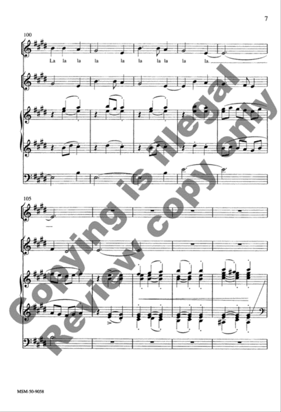 In Thee Is Gladness 4-Part scores gallery preview page 20