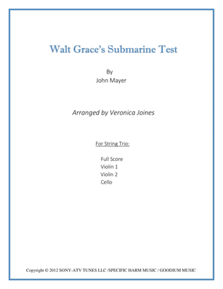 Walt Grace's Submarine Test January 1967