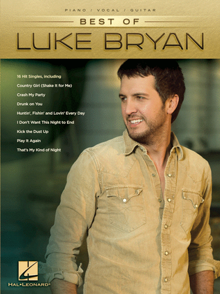 Book cover for Best of Luke Bryan