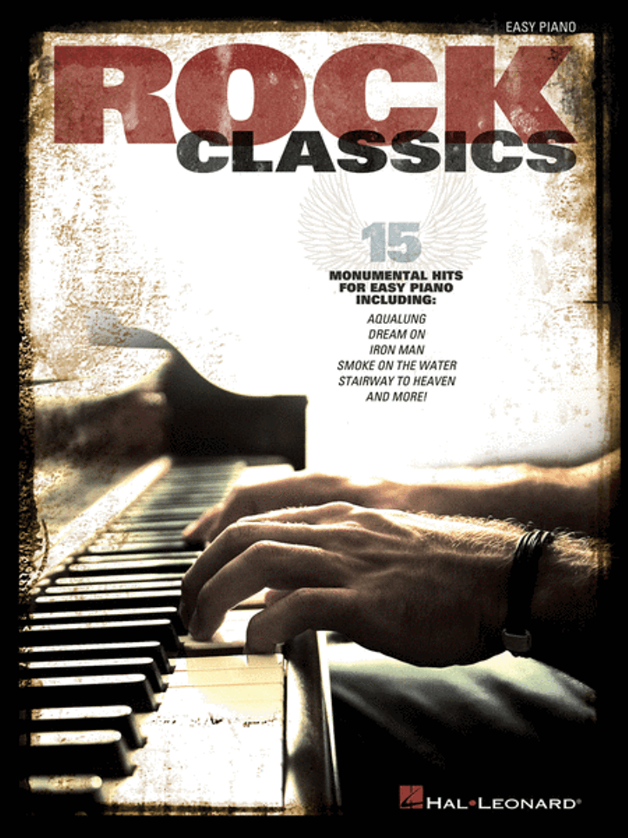 Rock Classics Easy Piano scores gallery preview page 1