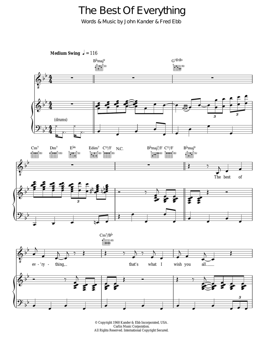 The Best Of Everything Guitar scores gallery preview page 1