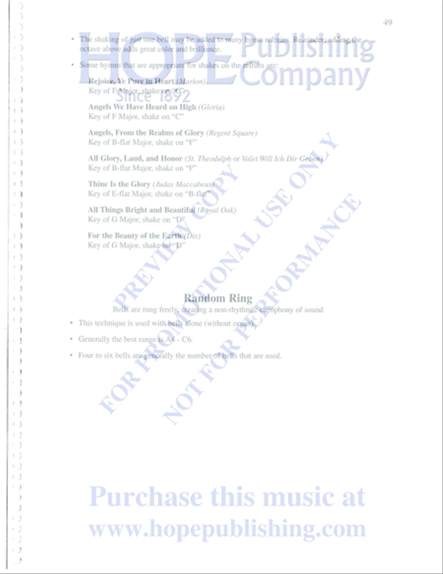 Practical Guide to Arranging Music for Organ, Choir, Handbells & Other Instrumen Choir scores gallery preview page 50