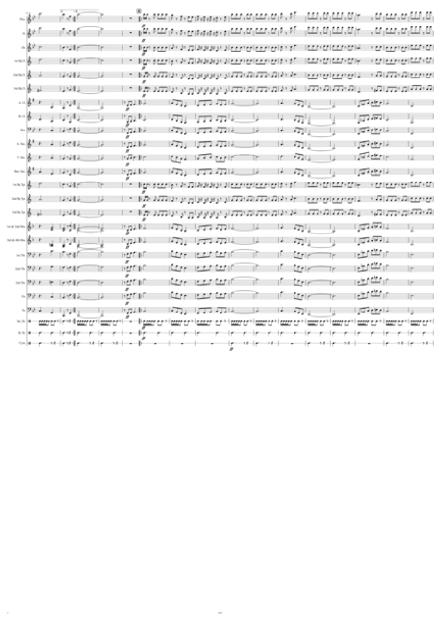 Mississippi State Troopers March Marching Band scores gallery preview page 2
