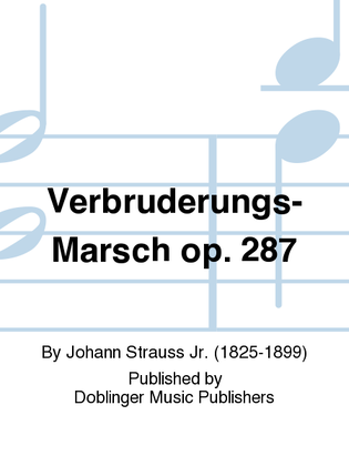 Book cover for Verbruderungs-Marsch op. 287