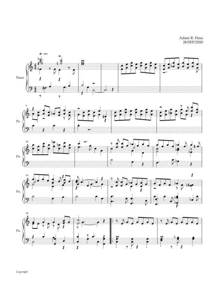 Changing Seasons (an etude for piano) image number null
