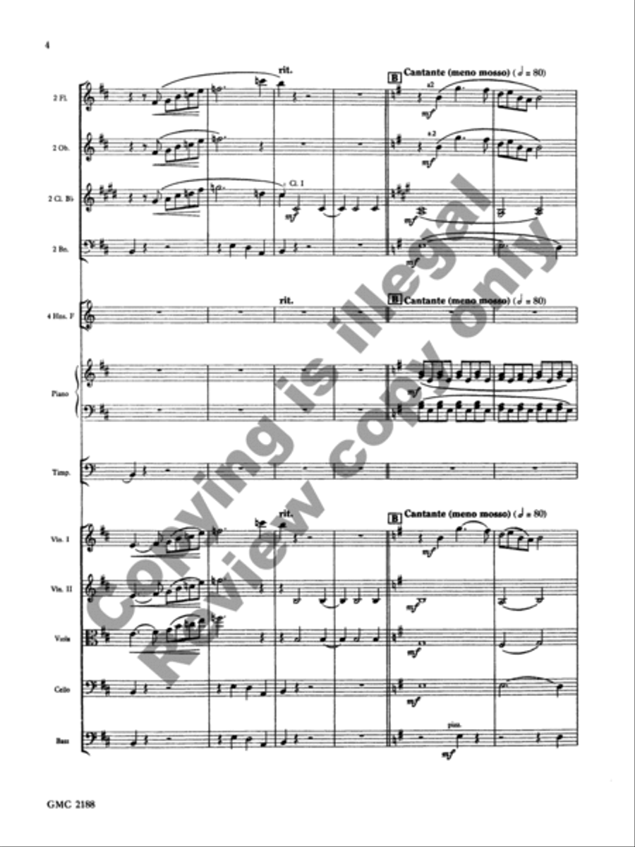 Symphonette in D (Additional Full Score) Orchestra scores gallery preview page 17